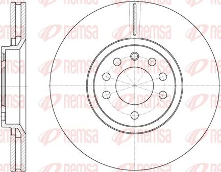 Remsa 6944.10 - Disc frana www.parts5.com