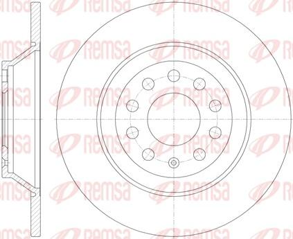 Remsa 6969.00 - Brake Disc www.parts5.com