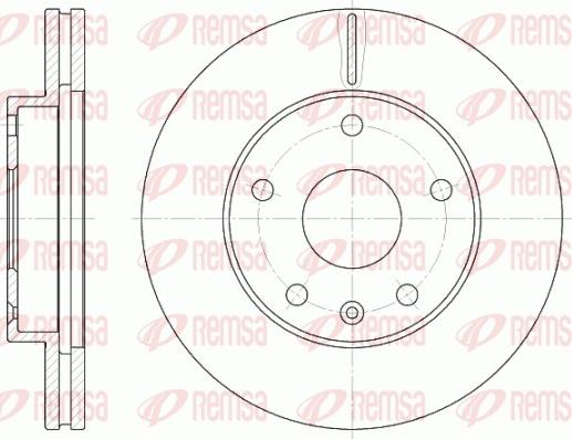 Remsa 6960.10 - Brake Disc www.parts5.com