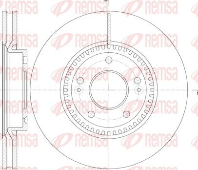 Remsa 6988.10 - Disc frana www.parts5.com