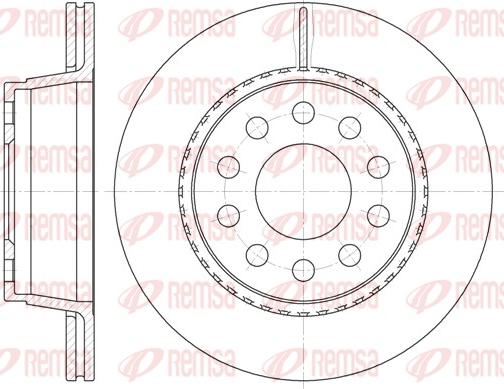 Remsa 6930.10 - Brzdový kotúč www.parts5.com