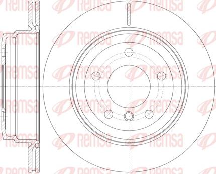 Remsa 6977.10 - Disc frana www.parts5.com