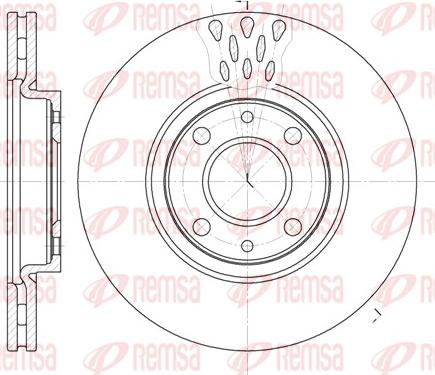 Remsa 6443.10 - Disc frana www.parts5.com