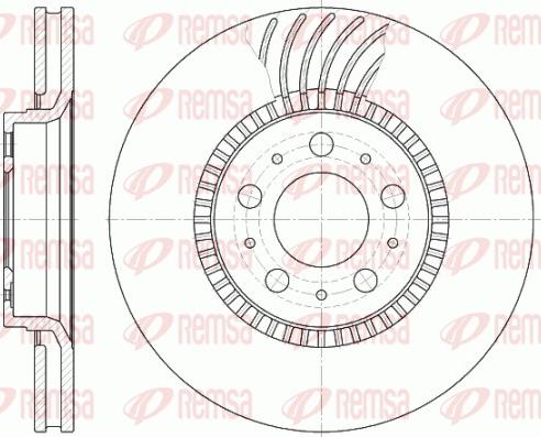 Remsa 6591.10 - Disc frana www.parts5.com