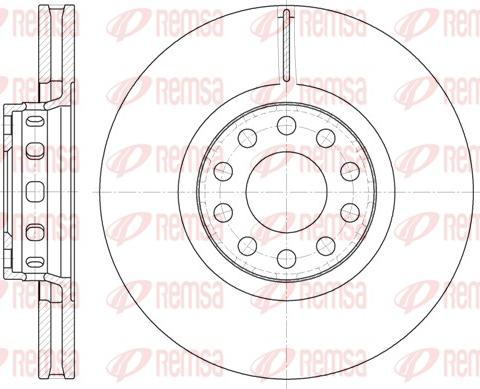 Remsa 6592.10 - Disc frana www.parts5.com