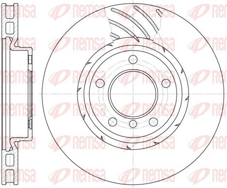 Remsa 6508.10 - Disc frana www.parts5.com