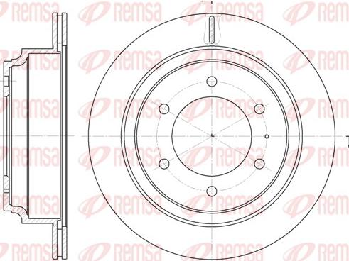 Remsa 6515.10 - Brake Disc www.parts5.com