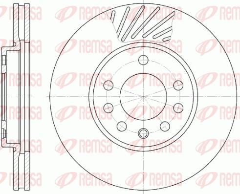 Remsa 6584.10 - Disc frana www.parts5.com