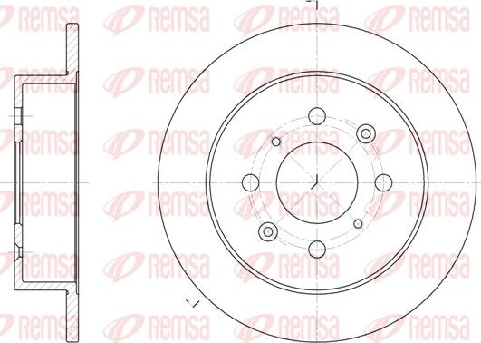 Remsa 6521.00 - Kočioni disk www.parts5.com