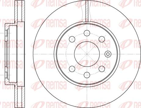 Remsa 6573.10 - Brake Disc www.parts5.com