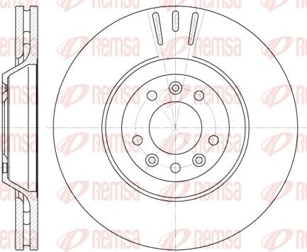 Remsa 6691.10 - Disc frana www.parts5.com