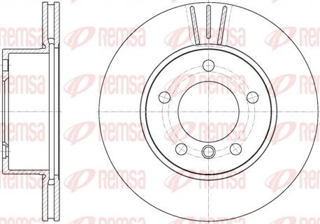 Remsa 6651.10 - Disc frana www.parts5.com