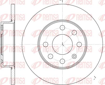 Remsa 6664.00 - Brake Disc www.parts5.com