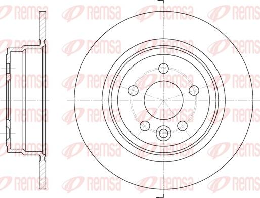 Remsa 6615.00 - Disc frana www.parts5.com