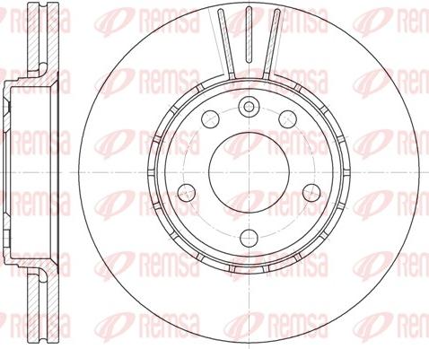 Remsa 6682.10 - Тормозной диск www.parts5.com