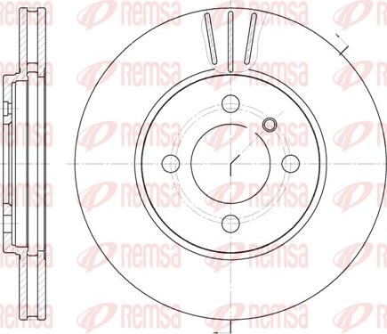 Remsa 6062.10 - Brake Disc www.parts5.com