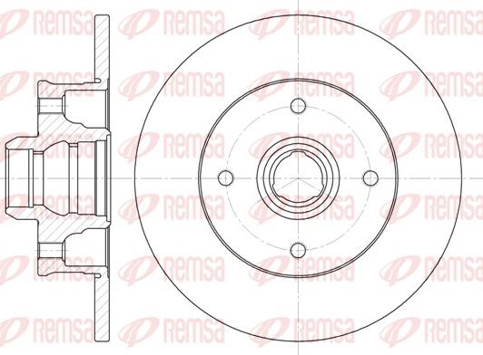 Remsa 6024.00 - Jarrulevy www.parts5.com