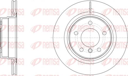 Remsa 61495.10 - Disc frana www.parts5.com