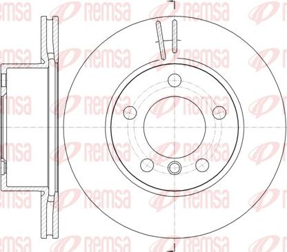 Remsa 61448.10 - Disc frana www.parts5.com