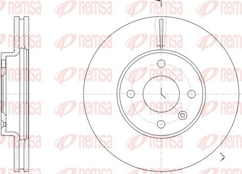 Remsa 61456.10 - Disc frana www.parts5.com