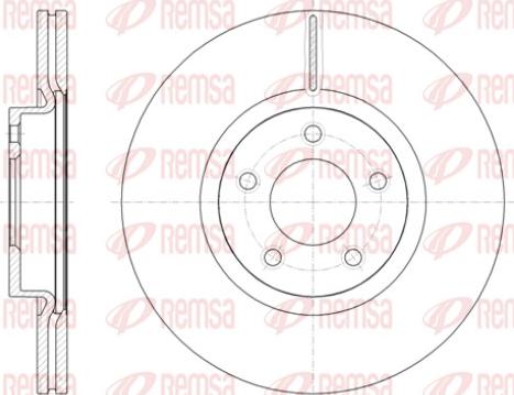 Remsa 61403.10 - Тормозной диск www.parts5.com