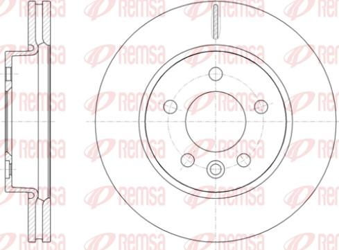 Remsa 61418.10 - Brake Disc www.parts5.com