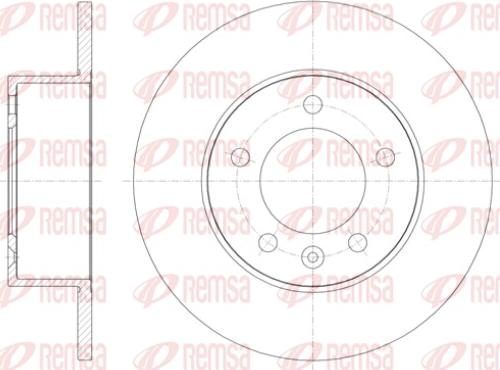 Remsa 61412.00 - Kočni disk www.parts5.com