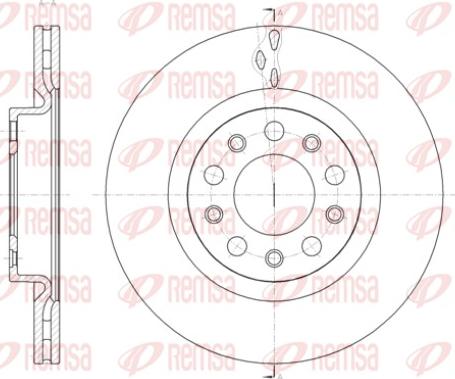 Remsa 61428.10 - Brake Disc www.parts5.com