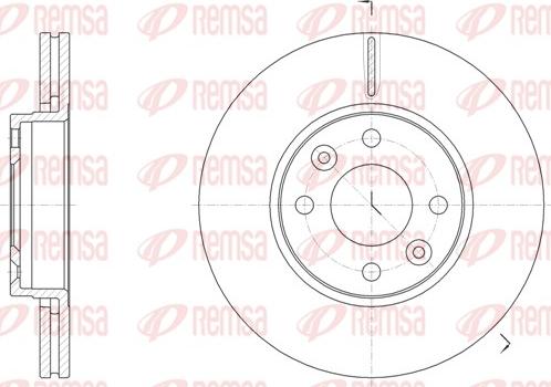 Remsa 61474.10 - Тормозной диск www.parts5.com