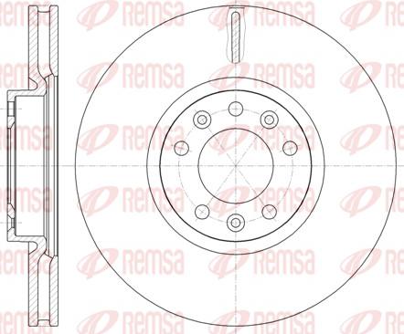 Remsa 61472.10 - Disc frana www.parts5.com