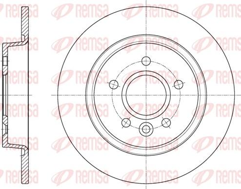 Remsa 61590.00 - Brake Disc www.parts5.com