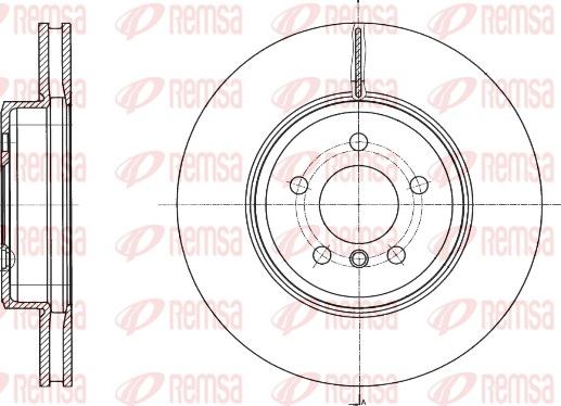 Remsa 61549.10 - Disco de freno parts5.com