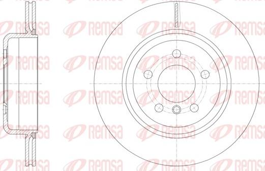 Remsa 61550.10 - Brake Disc parts5.com