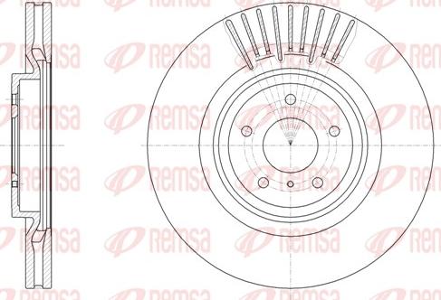 Remsa 61508.10 - Disc frana www.parts5.com