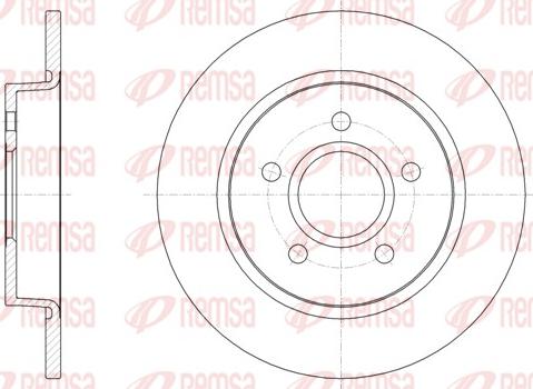 Remsa 61503.00 - Brake Disc www.parts5.com