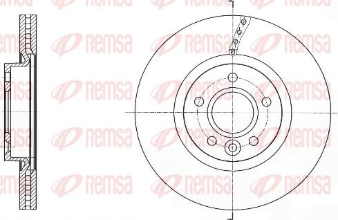 Remsa 61589.10 - Brake Disc www.parts5.com