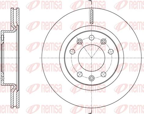 Remsa 61584.10 - Disc frana www.parts5.com