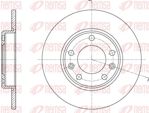 Remsa 61585.00 - Disc frana www.parts5.com