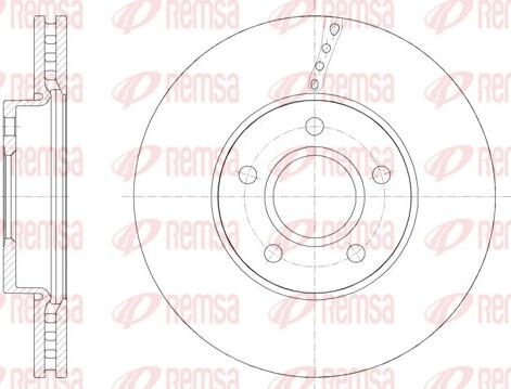 Remsa 61588.10 - Féktárcsa www.parts5.com