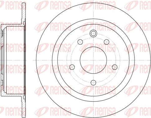 Remsa 61530.00 - Brake Disc www.parts5.com