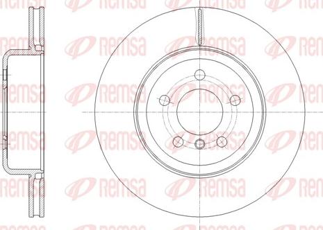 Remsa 61652,10 - Brake Disc www.parts5.com