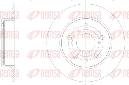 Remsa 61666.00 - Brake Disc www.parts5.com