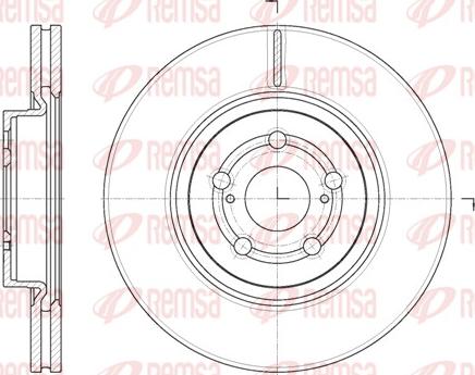 Remsa 61092.10 - Disc frana www.parts5.com