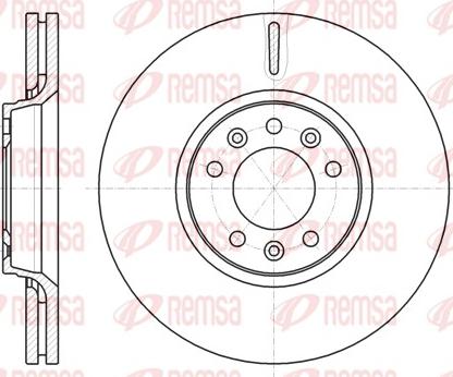 Remsa 61054.10 - Disc frana www.parts5.com