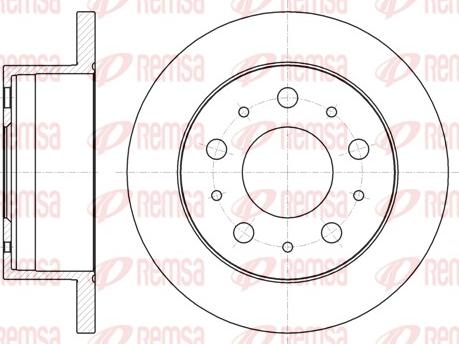 Remsa 61056.00 - Тормозной диск www.parts5.com