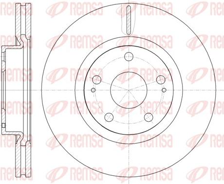 Remsa 61050.10 - Disc frana www.parts5.com