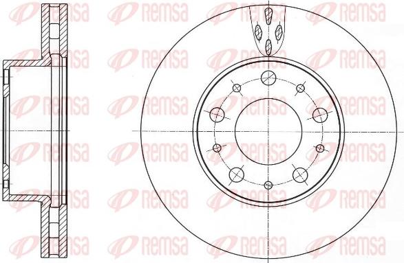 Remsa 61015.10 - Brake Disc www.parts5.com