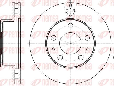 Remsa 61016.10 - Disc frana www.parts5.com