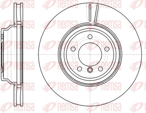 Remsa 61080.10 - Brake Disc www.parts5.com