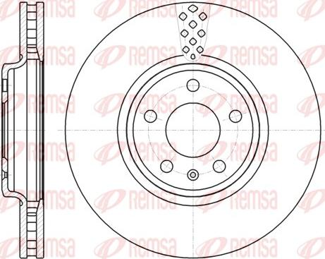 Remsa 61110.10 - Brake Disc www.parts5.com